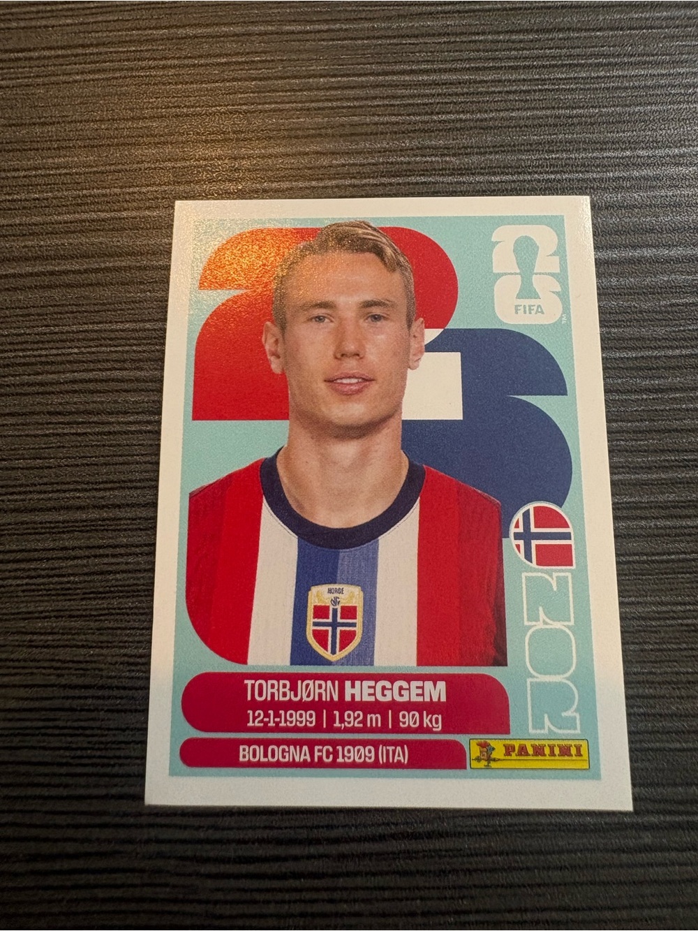 Panini FIFA World Cup 2026 - Norway Football Player
